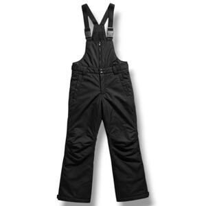 Sport Essentials youth Black Insulated Snow Bib Overalls – Size 14